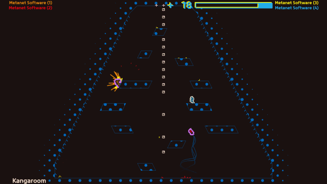 A screenshot from the video game N Plus Infinity Times Two.