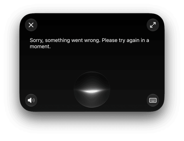 A frequent reminder that Siri AI is in early preview on a macOS developer beta. I get a fair amount of these.