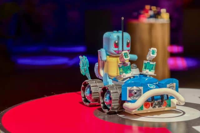 Photo of Lego Smart Play Squirtle in a buggy