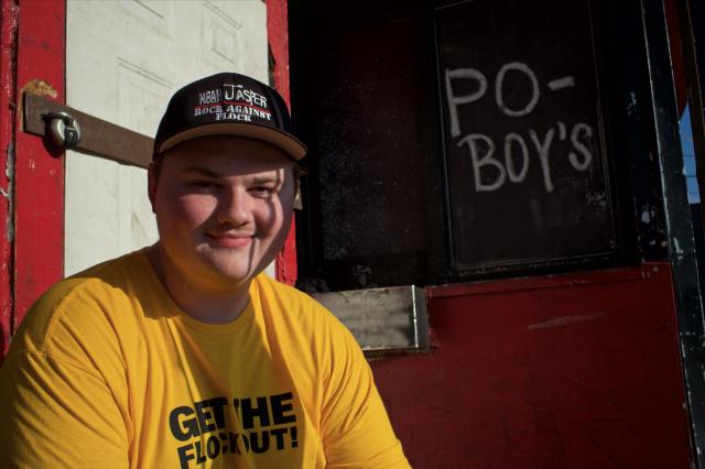 Portrait of local artist, Noah.