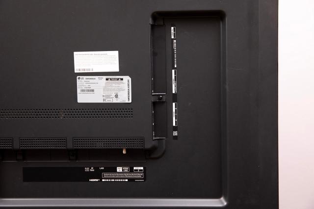 Back view of LG MRGB95B RGB LED TV.