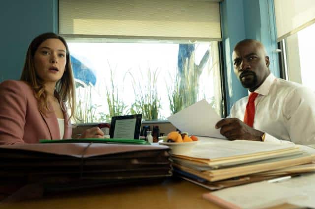 Olivia Siffre (Rachel Keller) and Michael Price (Mike Colter) are as surprised as anyone that they’re founding law firm to take on Big Tech.