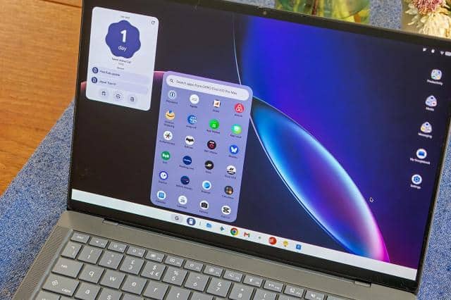 A dedicated app drawer shows everything installed on your connected phone.