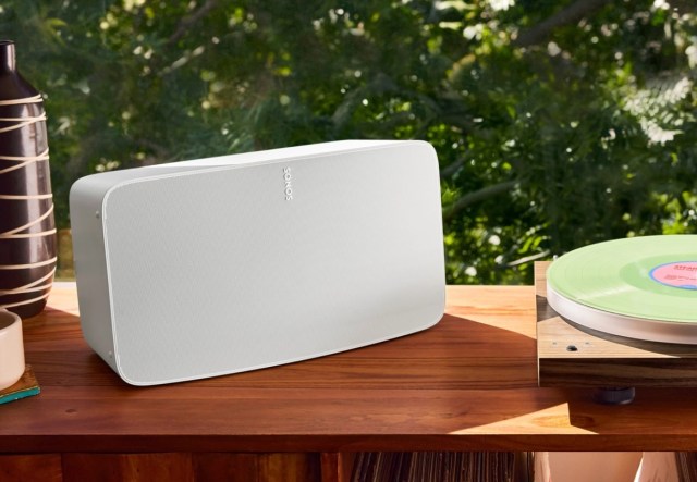 A marketing image of the Sonos Five.