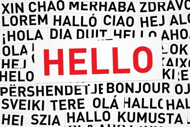 Hello in Different Languages