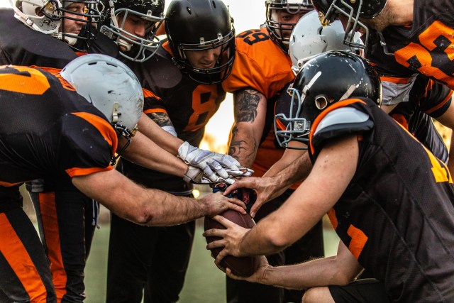 Football Team starting match