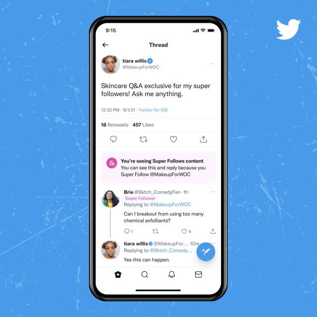 Twitter Super Follows