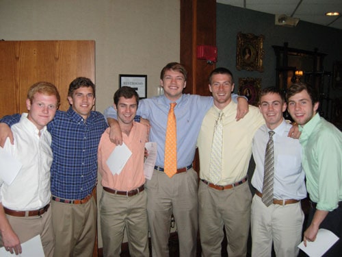 Sigma Phi Epsilon Scholarship Winners 2012