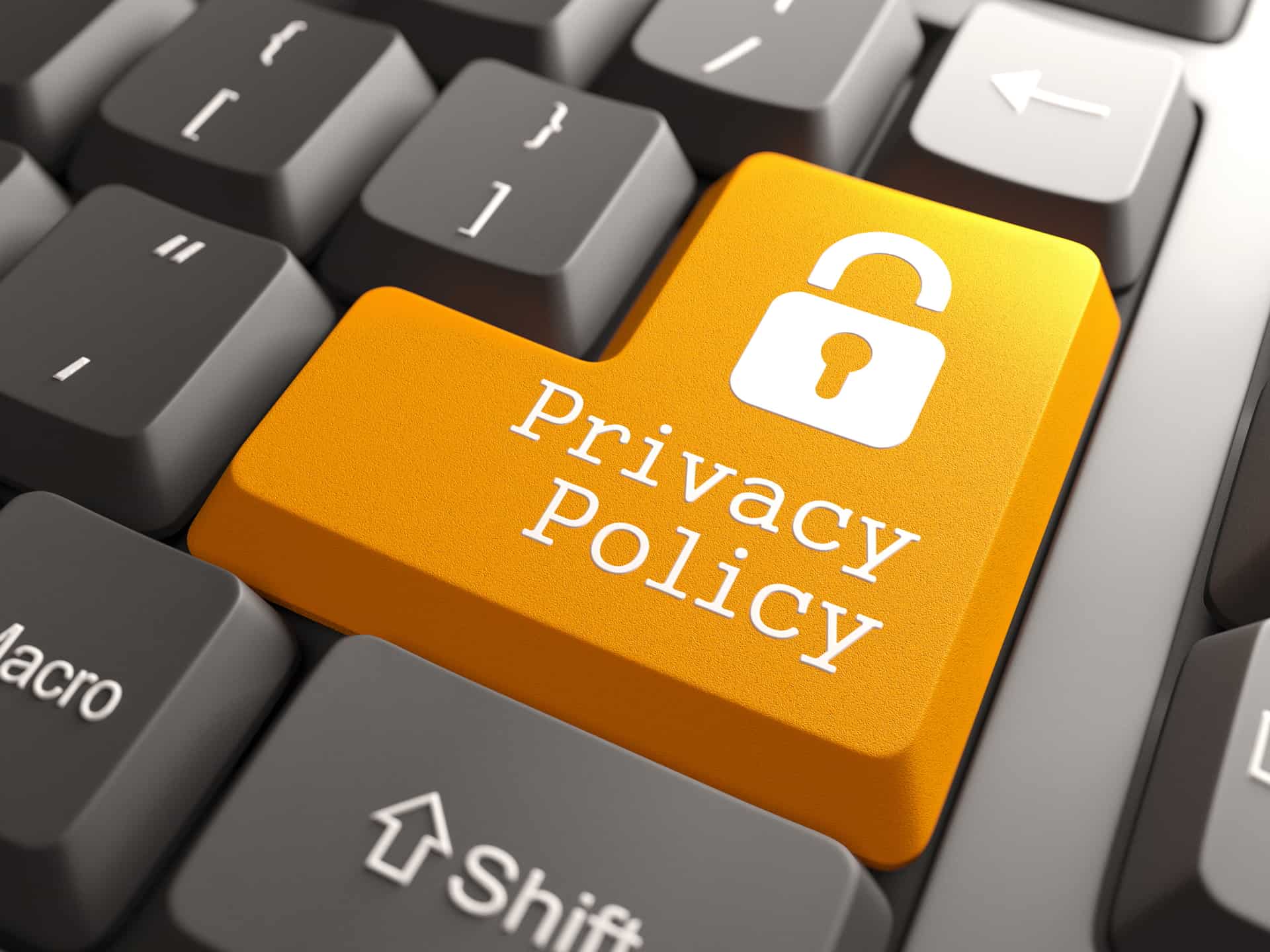 Privacy Policy Button