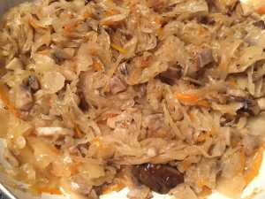 Farsz do pasztecików z kapusty i grzybów