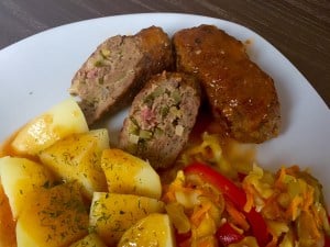 Rolazdki z mięsa mielonego na obiadek