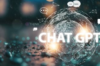 Ilustración de un globo terráqueo digital con el logo de ChatGPT para debatir sobre cuánta agua consume esta IA y su impacto ambiental.