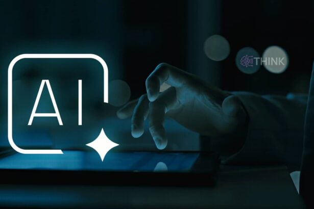 Mano de un analista interactuando con una interfaz de IA en ciberseguridad.