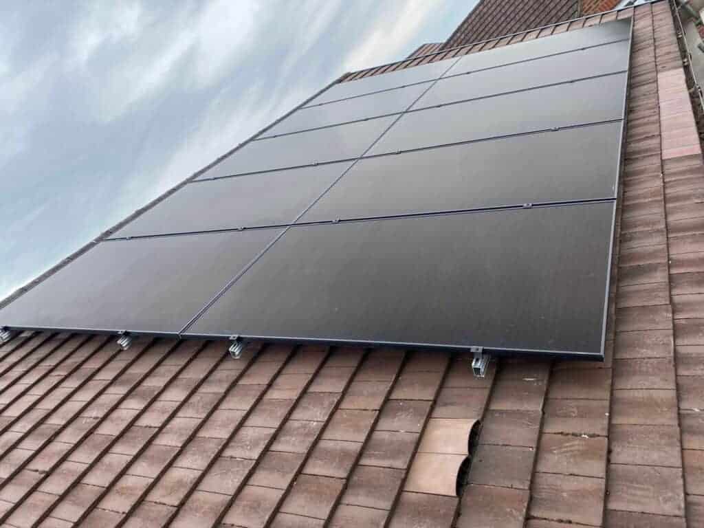 Onroof Racking Solar Panel Installation