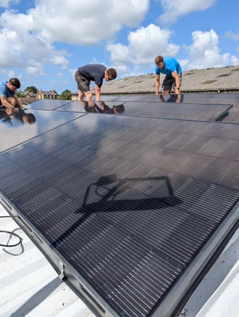 Flat Roof Solar Panel System