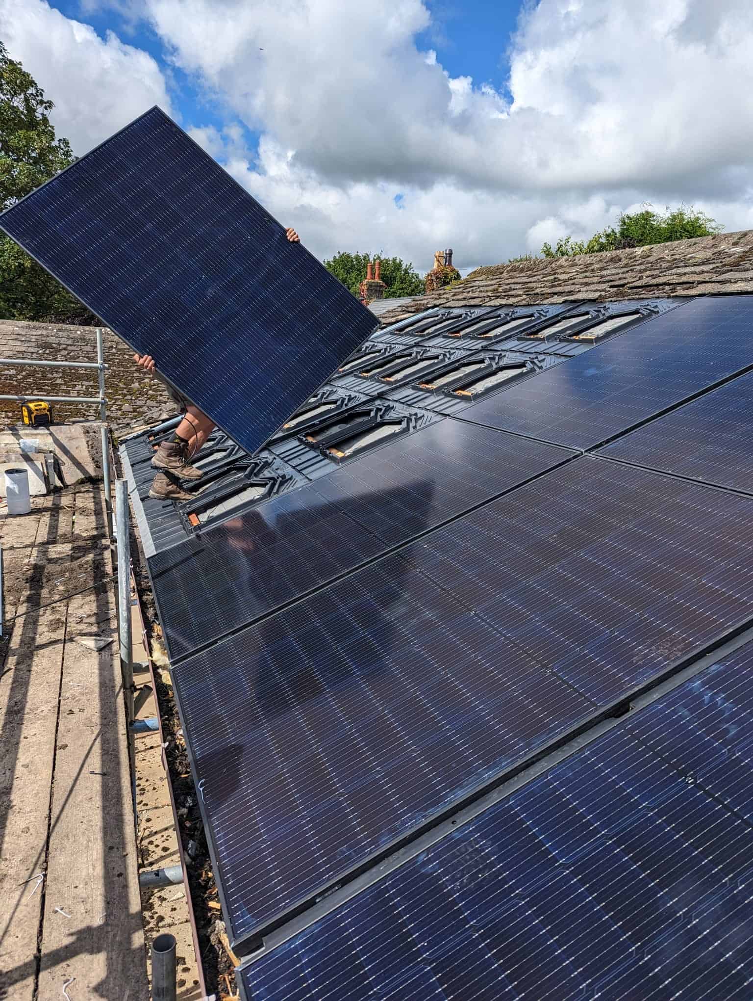 Inroof Solar Panel Installation System