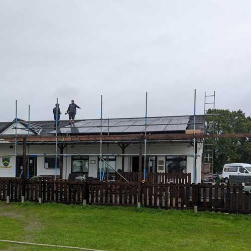 Euxton Clubhouse Solar Panel Installation