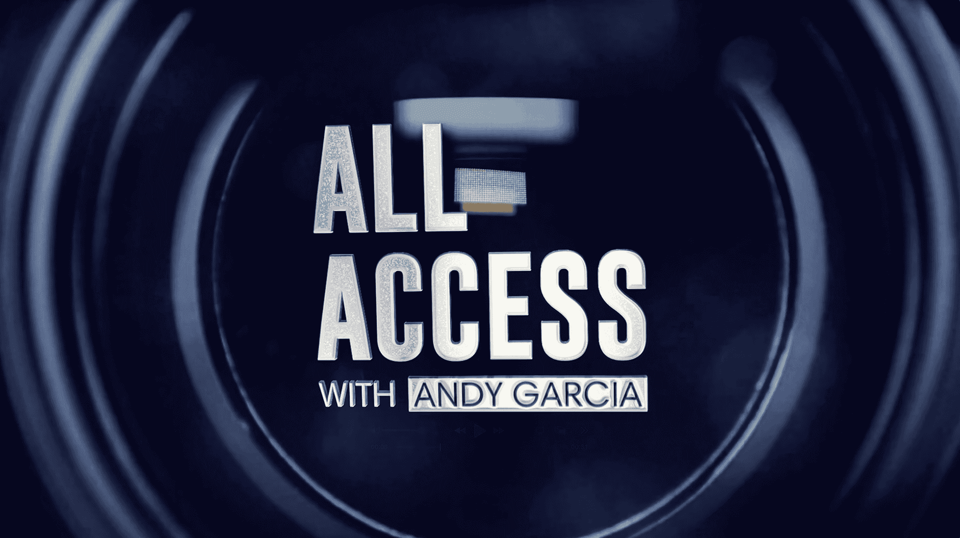 High-tech access control system with digital screen displaying all access with Andy Garcia logo, modern security technology for corporate and enterprise networks, cybersecurity, network infrastructure, digital security solutions.