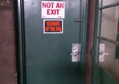 Commercial Security Steel Door Replacement