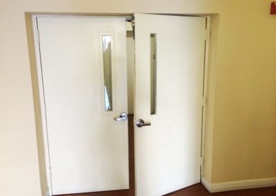 Commercial Double Door Installation