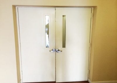 Commercial Double Door Installation