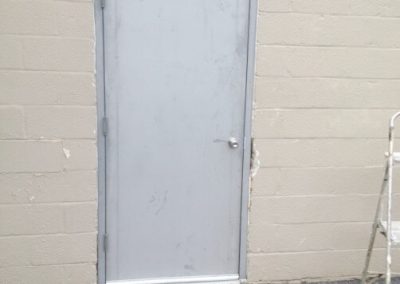 Commercial Security Steel Door Replacement
