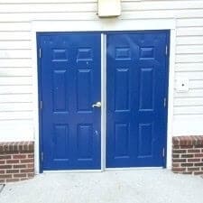 Commercial Double Door Installation