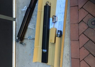 Door Replaced Added Push Bar