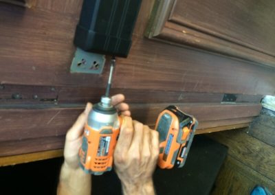 Door Replaced Added Push Bar