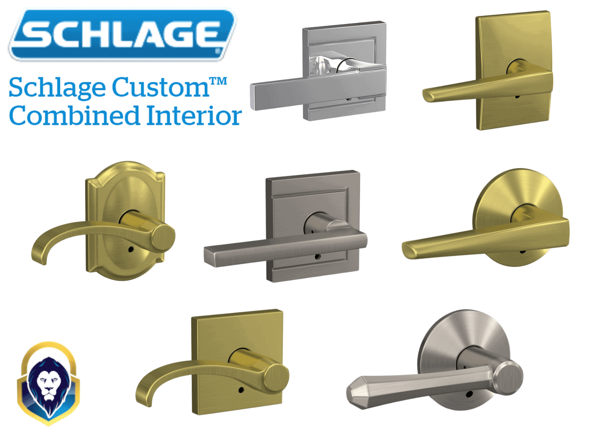 Schlage Custom Combined Interior Schlae Custom Combined Interior With King Locksmith And Doors Inc.