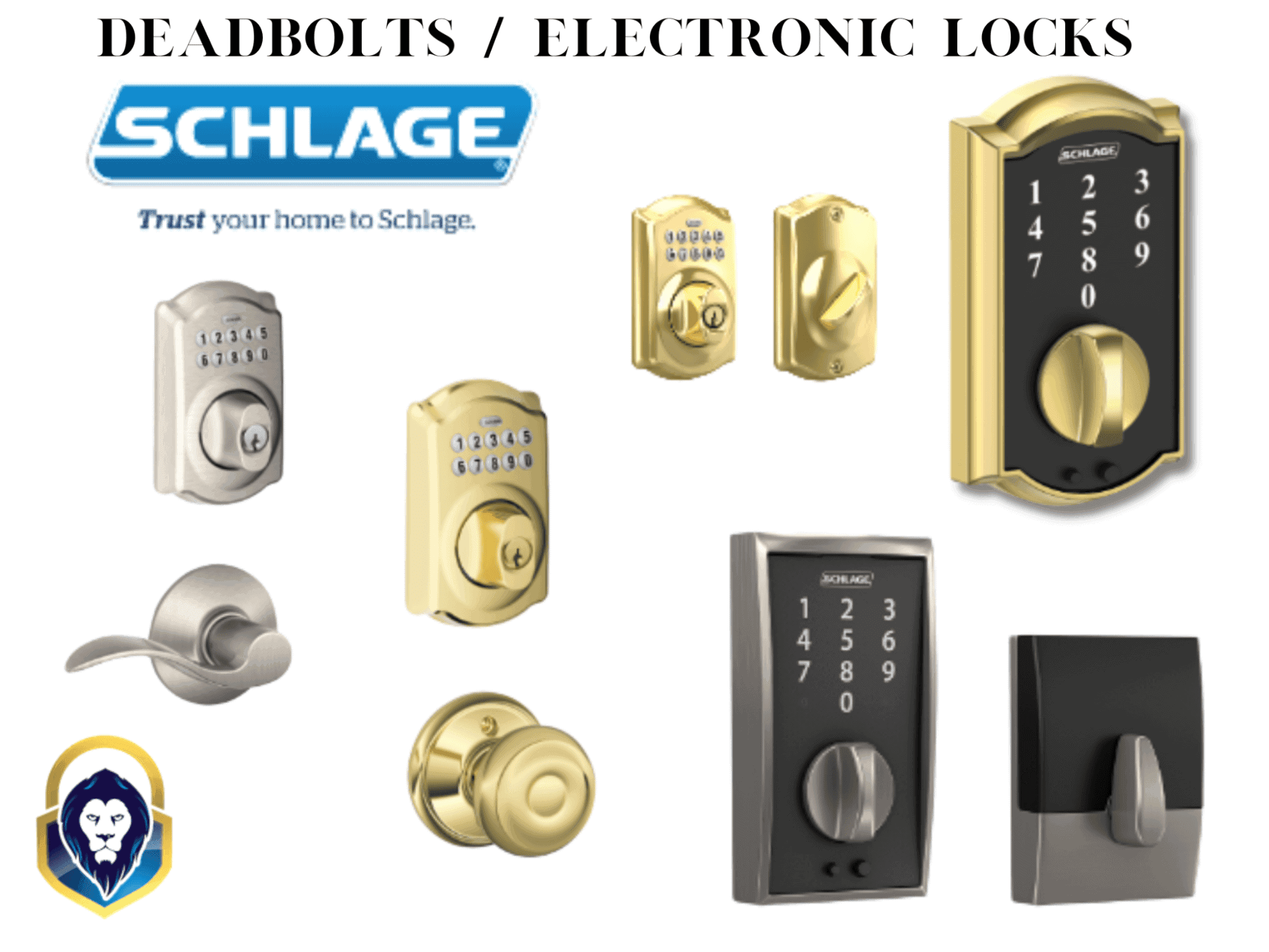Schlage Deadbolts : Electronic Locks Schlage Deadbolts Electronic Locks