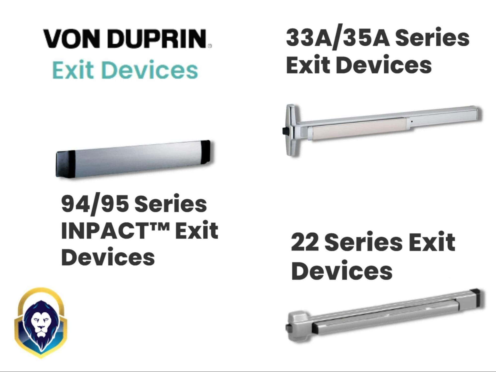 Von Duprin Exit Devices Series Von Duprin Exit Devices Series