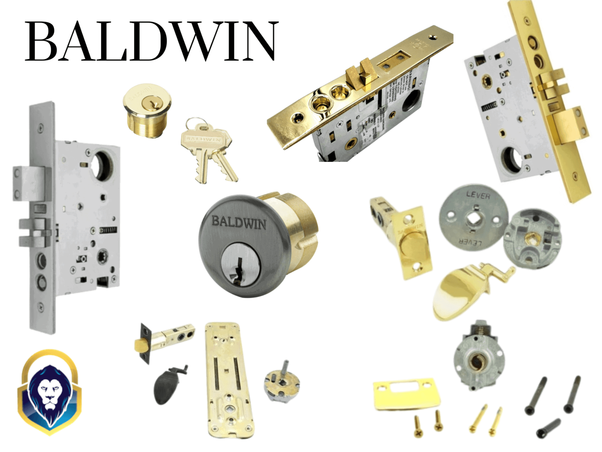 Baldwin Polished Brass With King Locksmiths And Doors Inc.