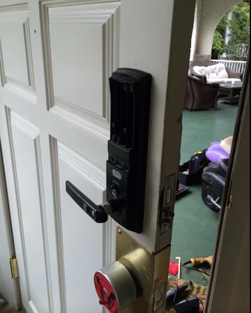Locksmith In Columbia Md Newly Installed White Door By A Locksmith In Columbia Md, Showcasing Expert Door Installation And Lock Repair Service