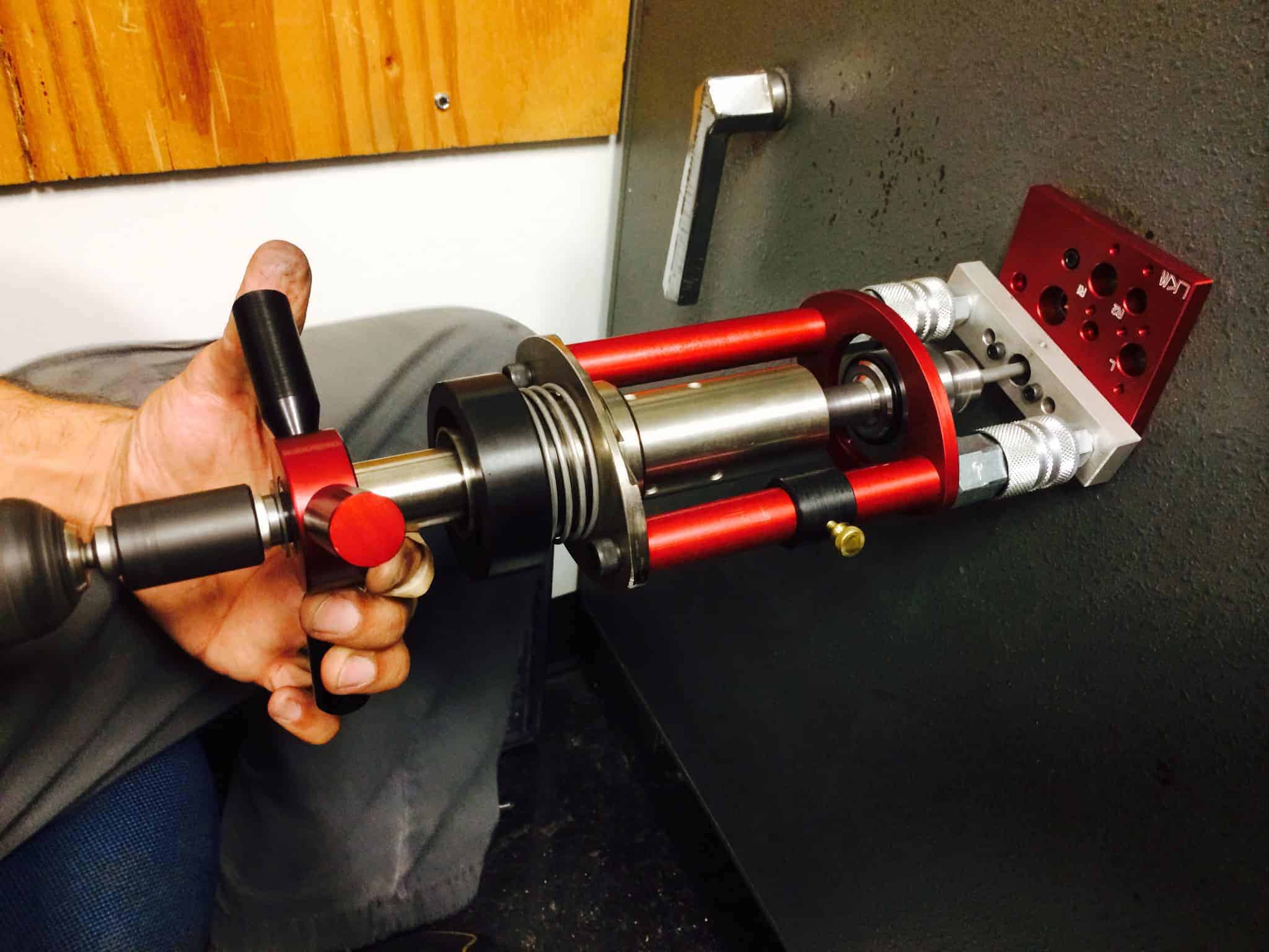 A Commercial Locksmith Dc Installs A Lock