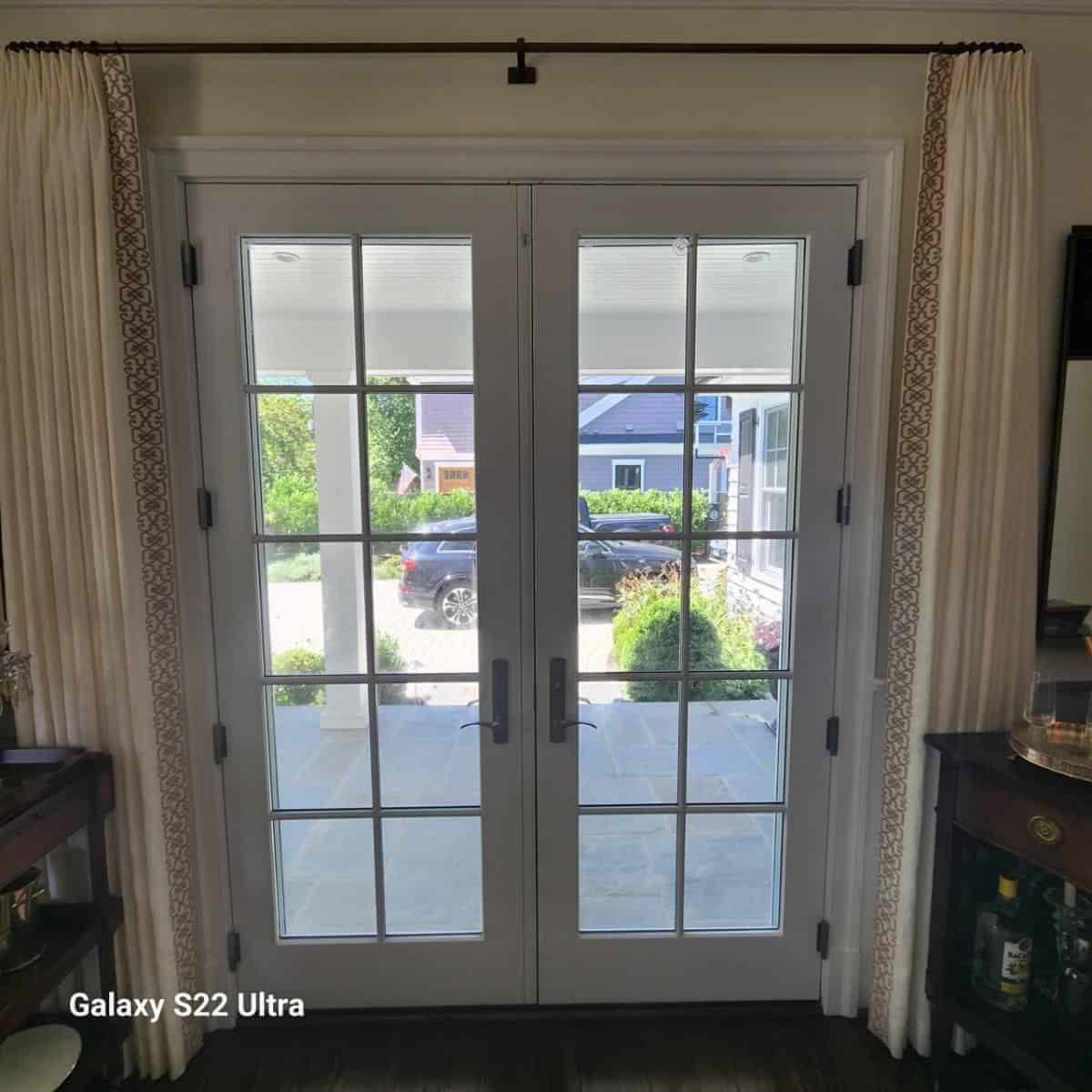 Locksmith Baltimore Md A Pristine White Residential Door Professionally Installed By A Locksmith Baltimore, Md.