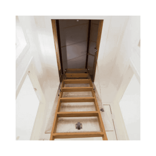 Brown Attic Door For Repair By King Locksmith In Germantown