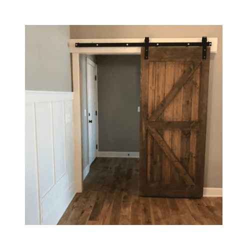Brown Barn Door To Be Repair By King Locksmith In Germantown Md