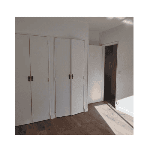 White Closet Door Repaired By King Locksmith In Germantown Md