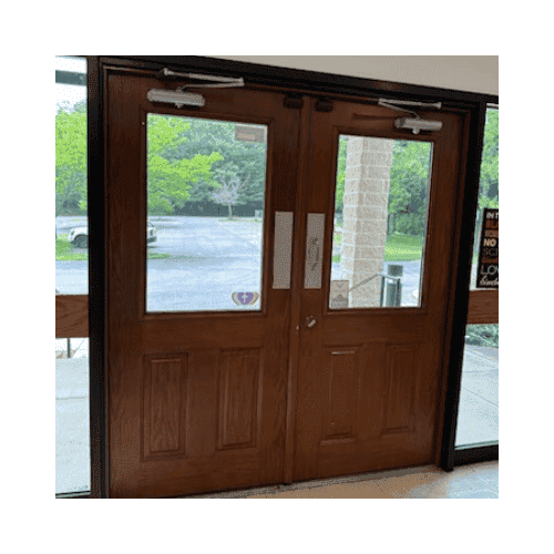 Brown Door Alignment In Germantown Maryland By King Locksmith And Doors Inc