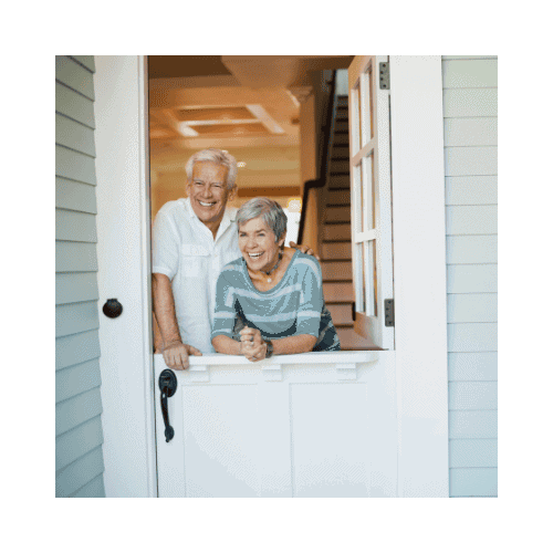 Couple On Their Dutch Door In Germantown Maryland For Repair