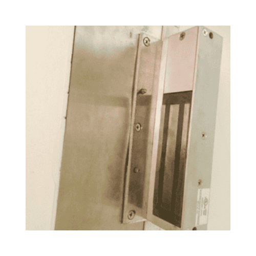 Glass Door With Magnetic Lock Repair In Germantown Maryland By King Locksmith