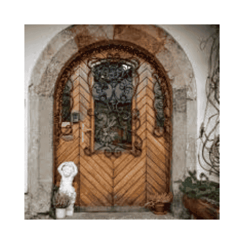Brown Impact Door Needs Repair In Ellicott City Maryland By King Locksmith
