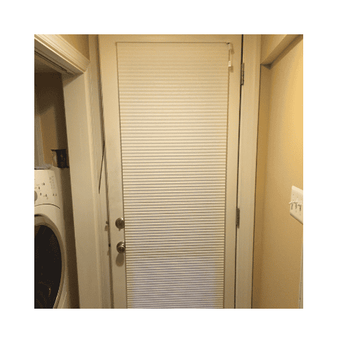 White Louver Door, Was Repaired By King Locksmith In Germantown Maryland