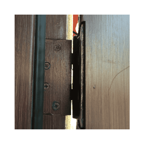 Brown Door With Brown Pivot &Amp; Hinge For Door Repair In Germantown Maryland By King Locksmith