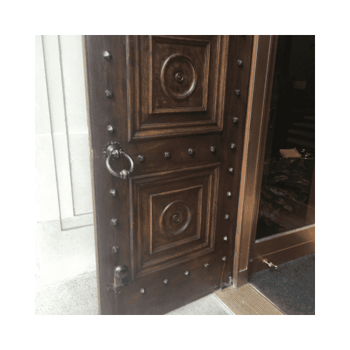 Brown Residential Wood Door For Door Repair Germantown Maryland