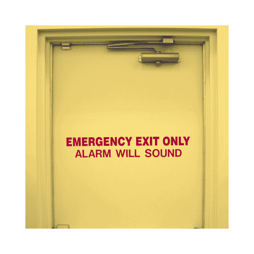 Yellow Emergency Exit Door Compliance In Ellicott City Md