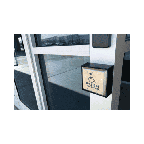 Ada Compliant Door Repair In Chevy Chase Maryland White Ada Compliant Door For Repair By King Locksmith In Chevy Chase Md