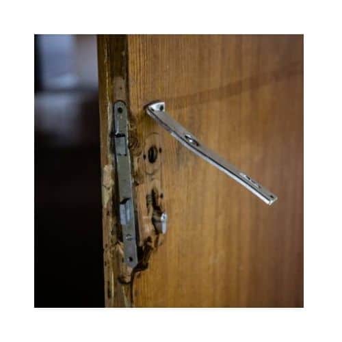 The Door Knob Was Damaged After The Burglary In Burtonsville