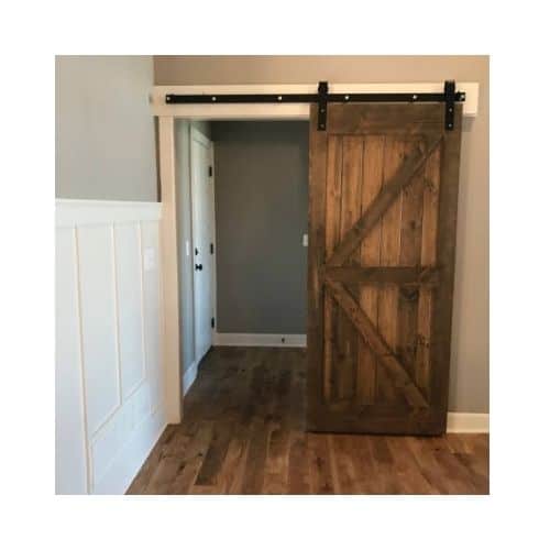 Brown Barn Door To Be Repair By King Locksmith In Burtonsville Md